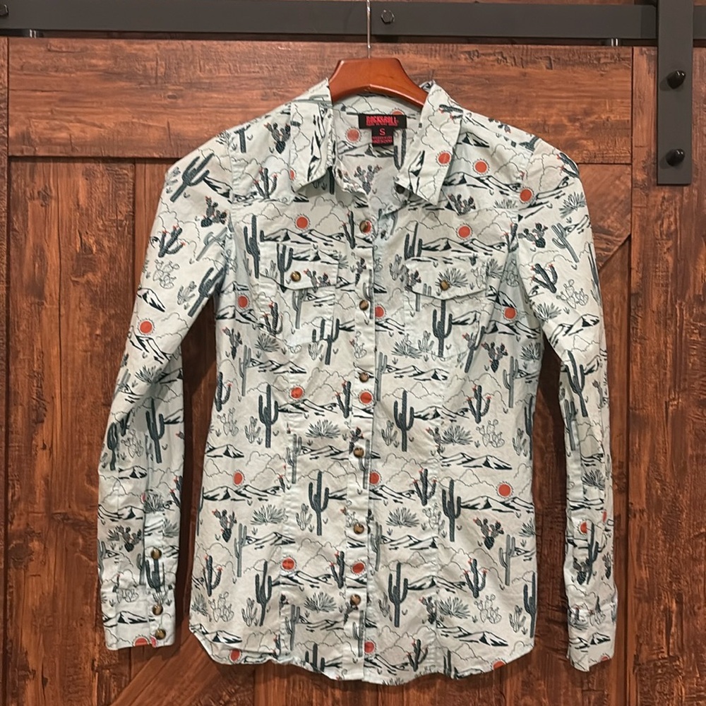 Rock & Roll Denim Snap Button Up